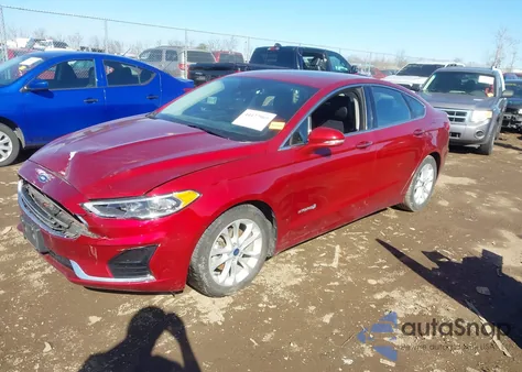 2019 Ford Fusion Hybrid Sel z USA, uszkodzony, nr VIN 3FA6P0MU5KR256064